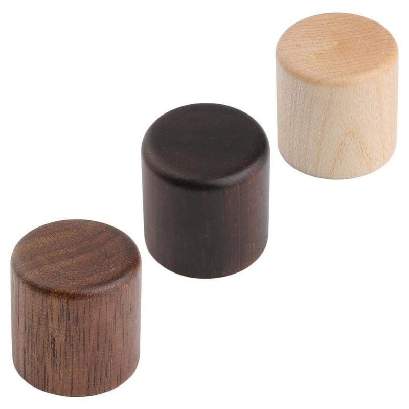 KAISH 2-Pack Wood Knobs - Tele Style Flat Top Dome Knobs for Guitar & Bass - Image 5